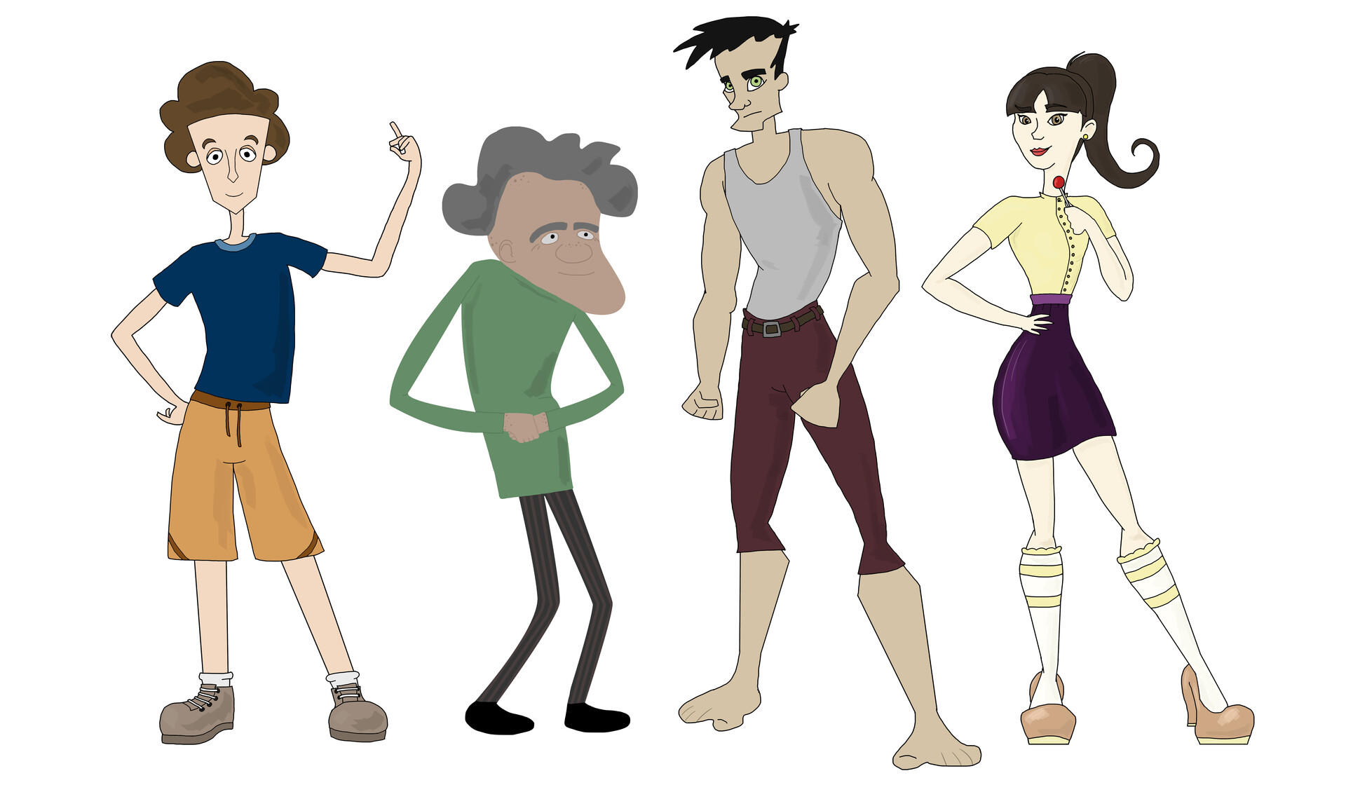 ArtStation - Simple Character Designs