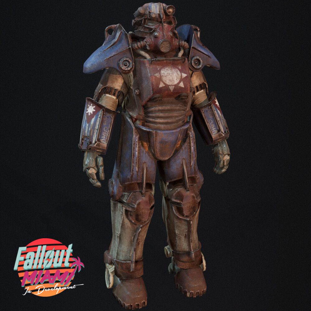 Tyler Woods Fallout Miami T 45 Cuban Liberation Power Armor Texturing