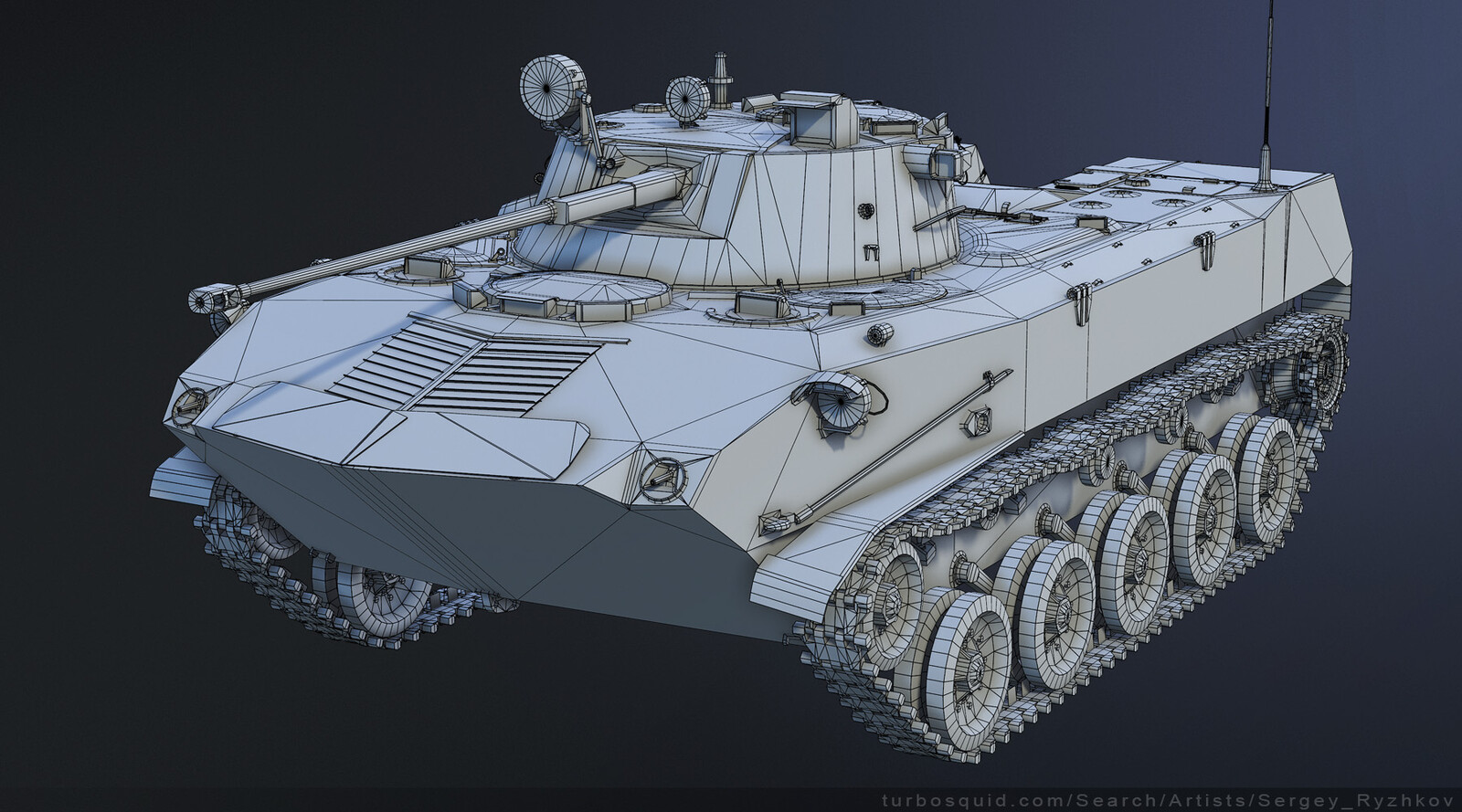 Polycount without tracks:
Polys: 40 891
Tris: 72 081
Verts: 41 694