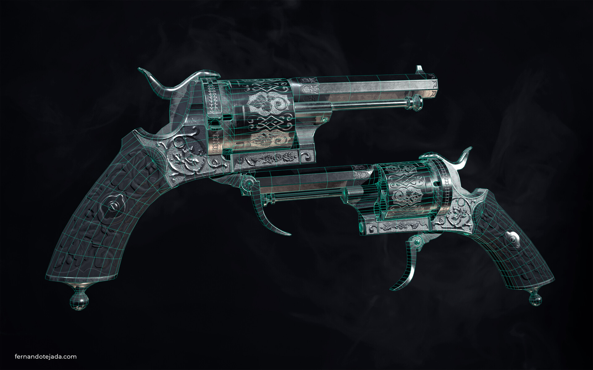 Vintage french revolver 4