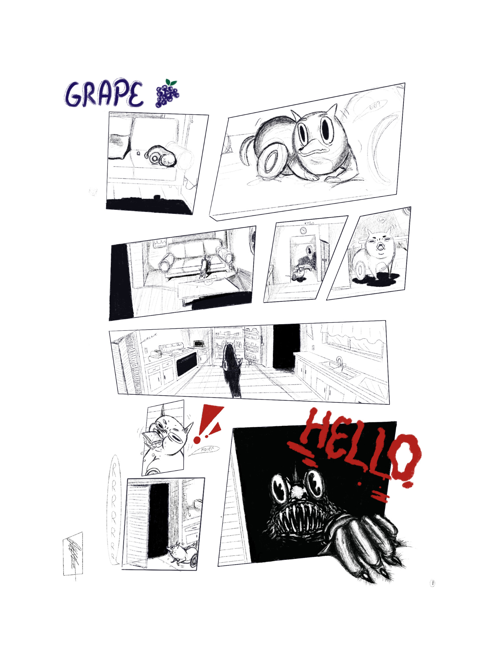 Artstation Grape Storyboard Bryant Armengol