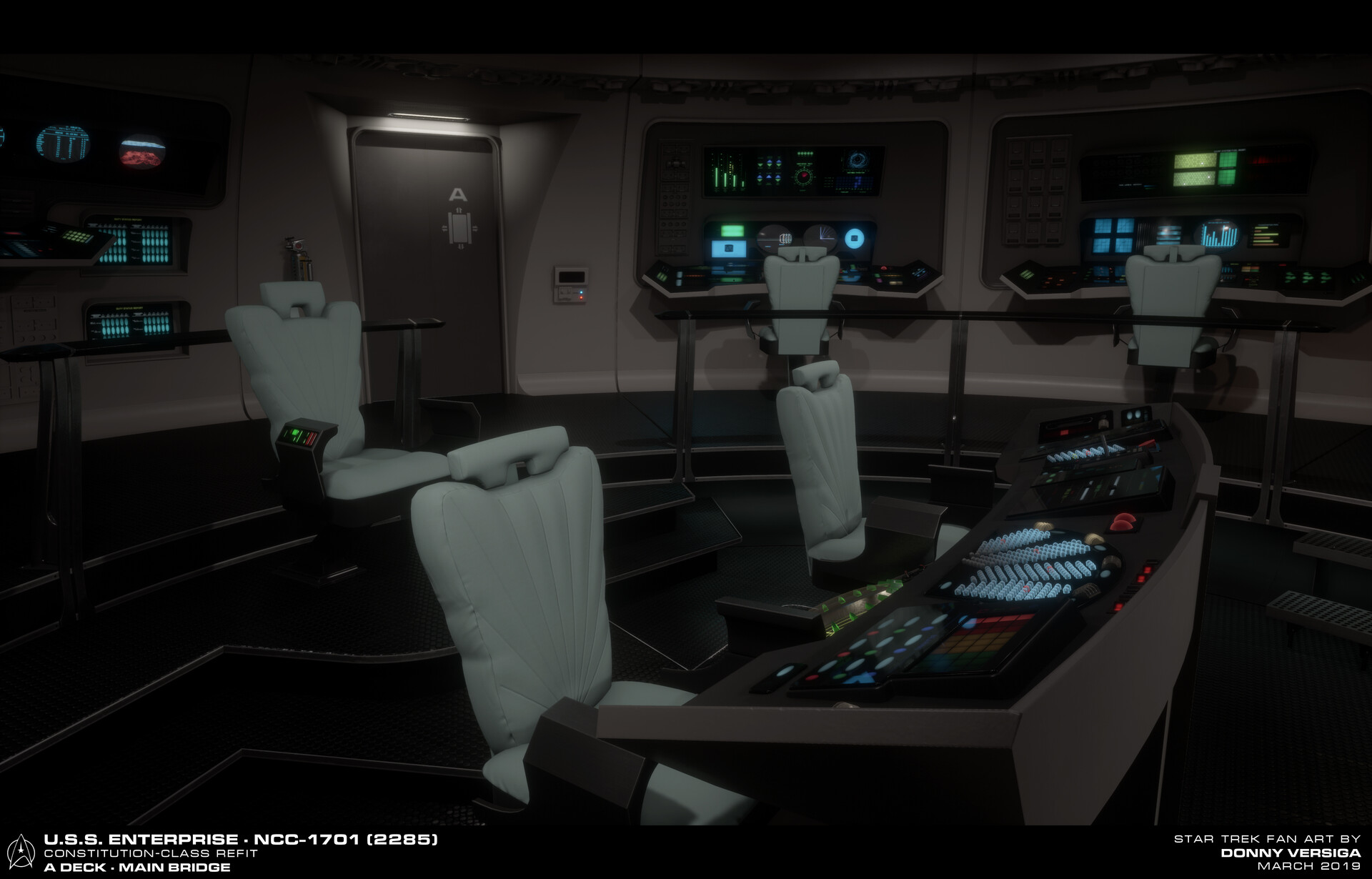 Donny Versiga U S S Enterprise Bridge The Wrath Of Khan