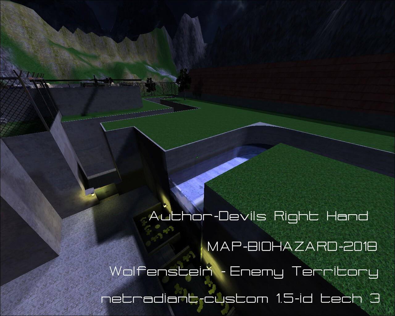 Devils Right Hand Biohazard Custom Wolfenstein Enemy Territory Map