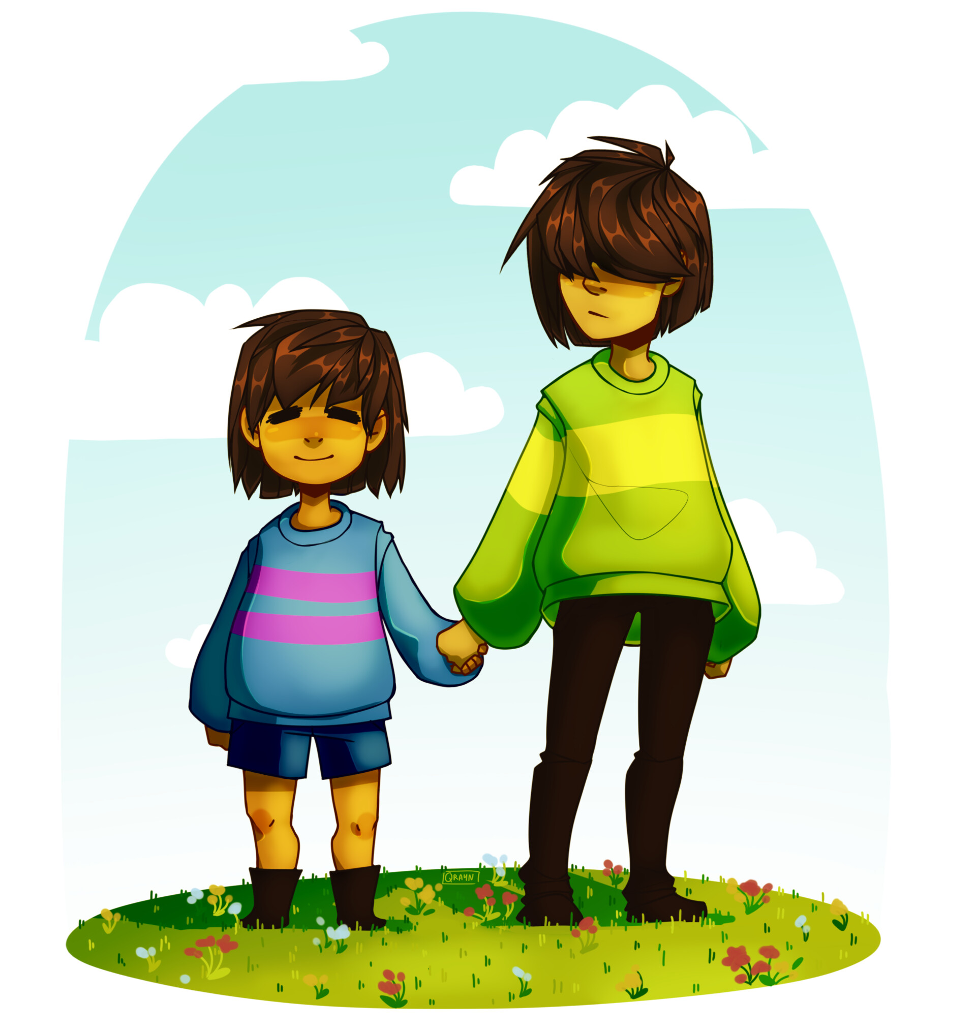 ArtStation - UnderTale - Frisk