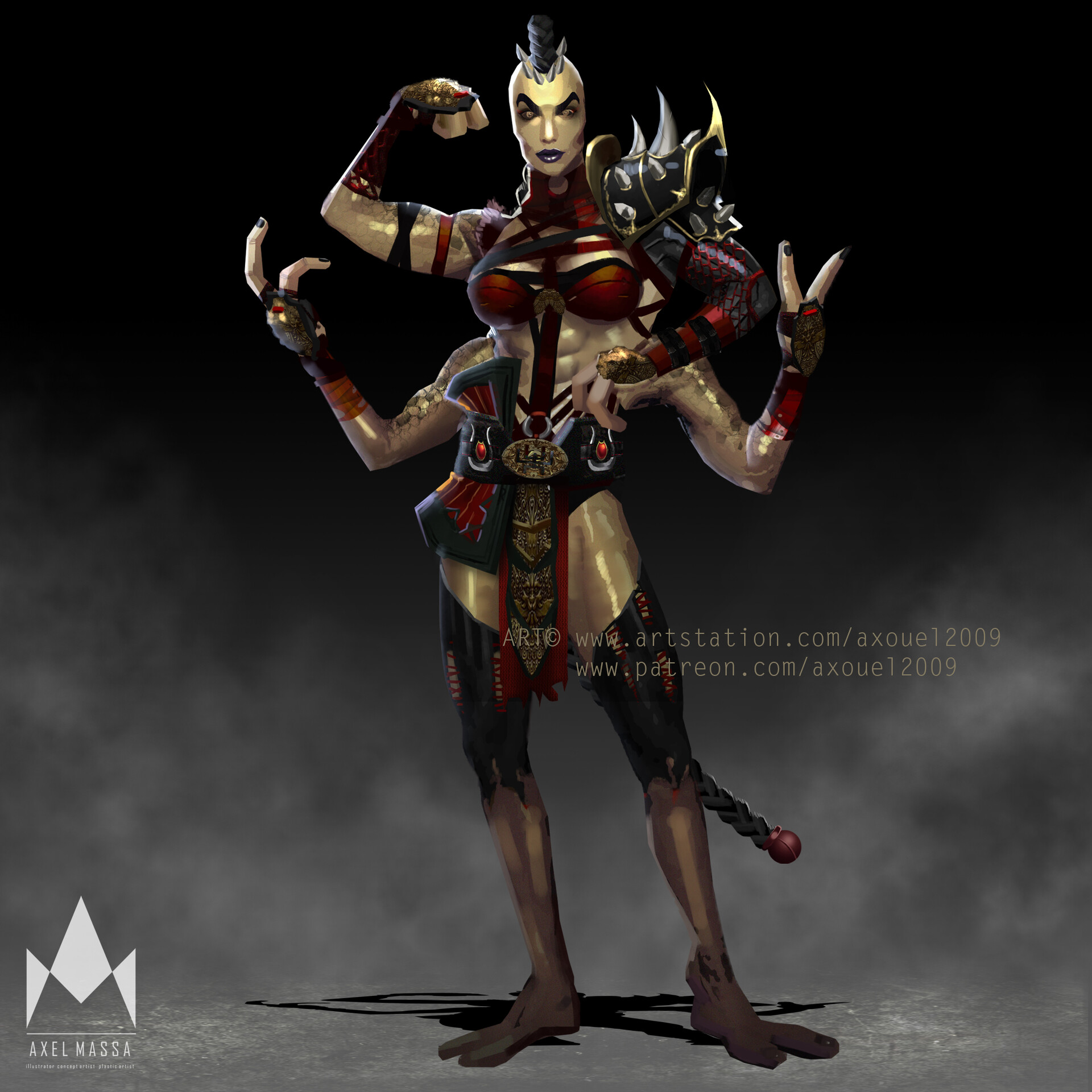 Artstation Sheeva Axel Massa