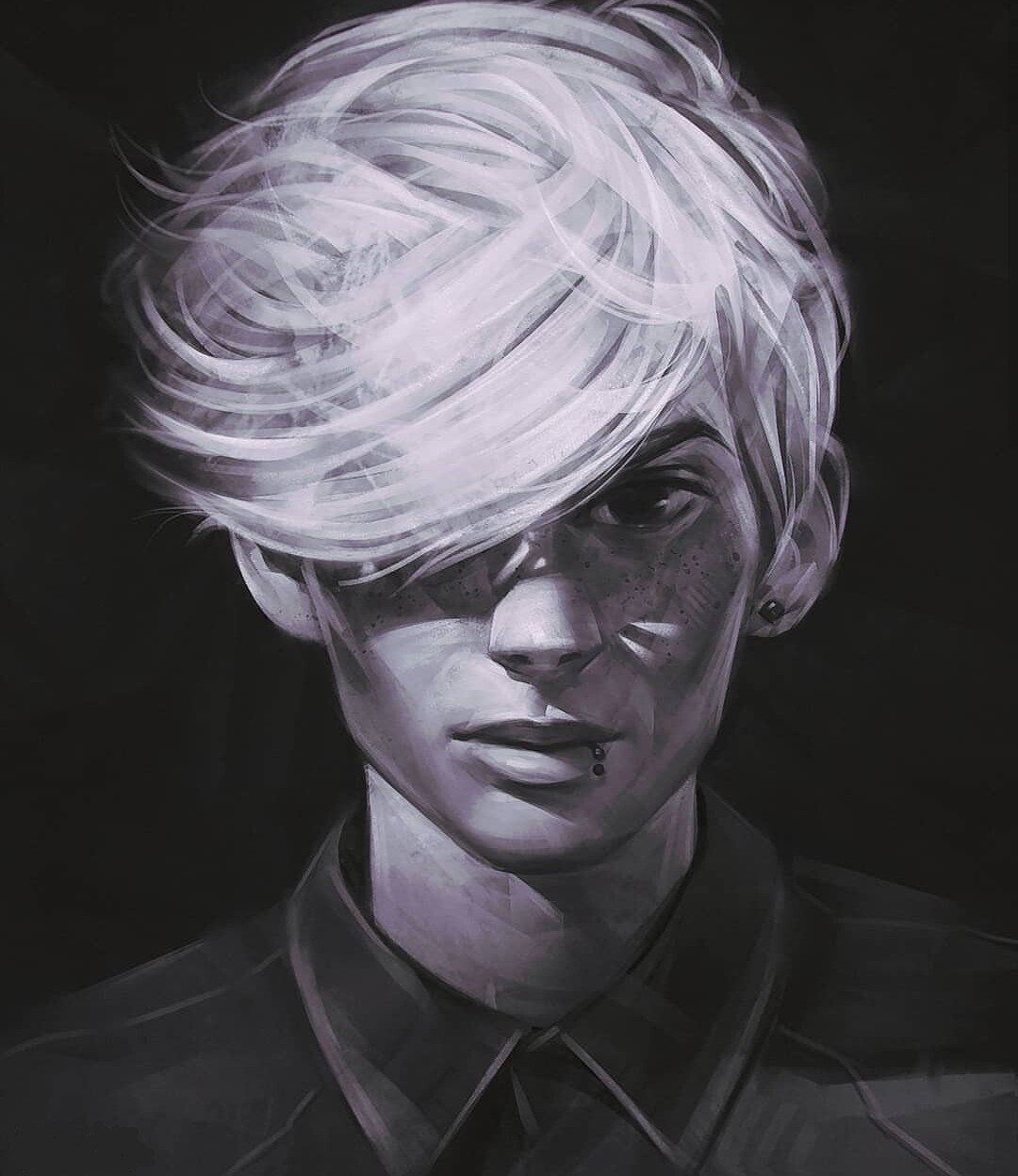 ArtStation Ghost Hair x Evil Look