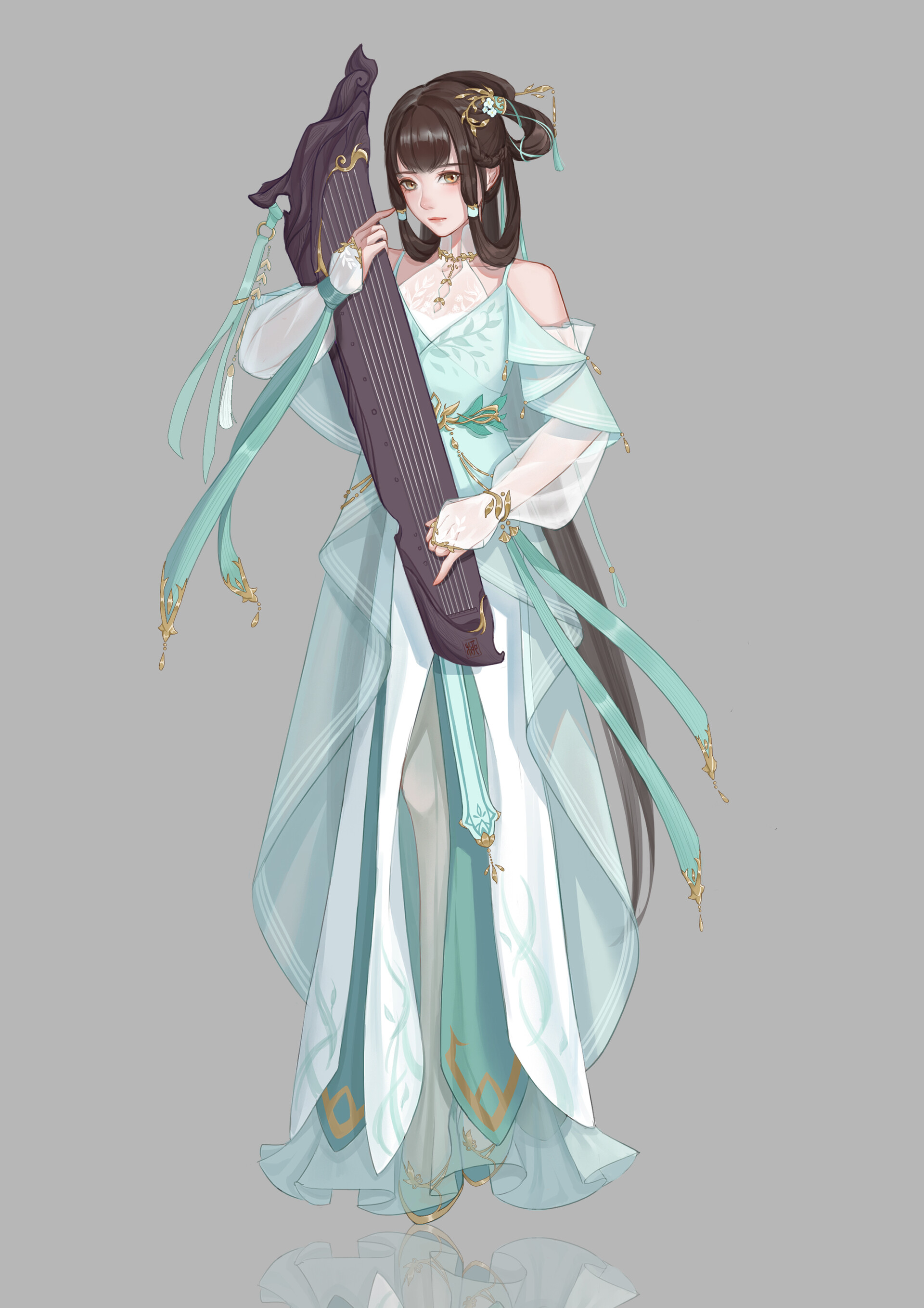 artstation 古风人设 jing he