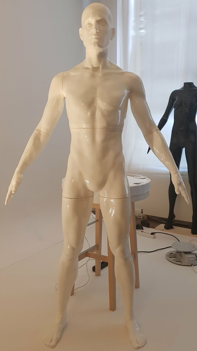 Artstation The 3d Printed Man Polygonal Miniatures