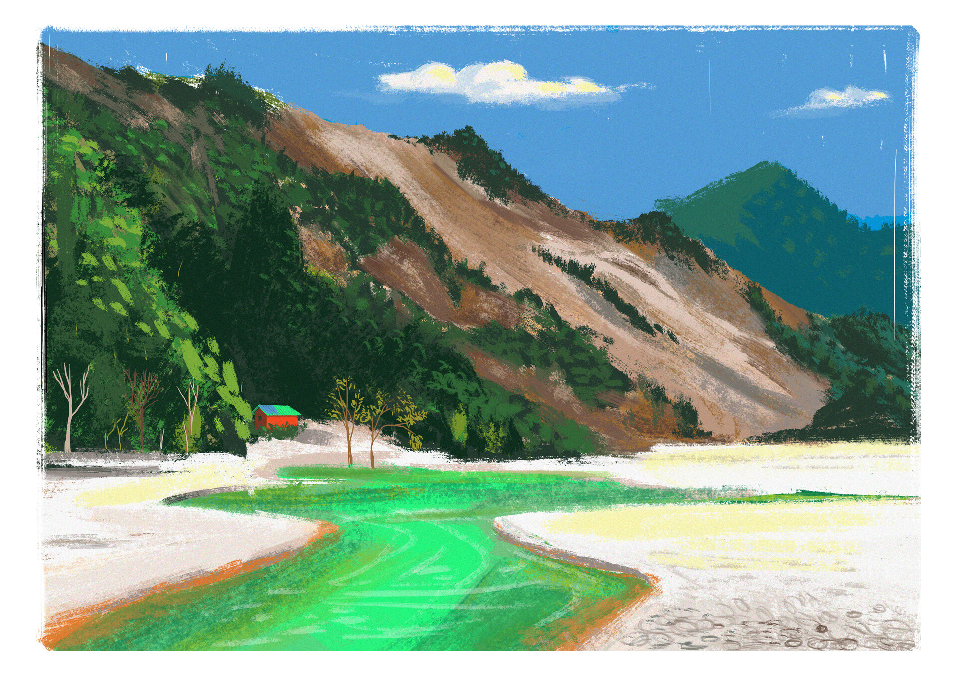 ArtStation - Landscape North Sikkim., Ruchir Sonar