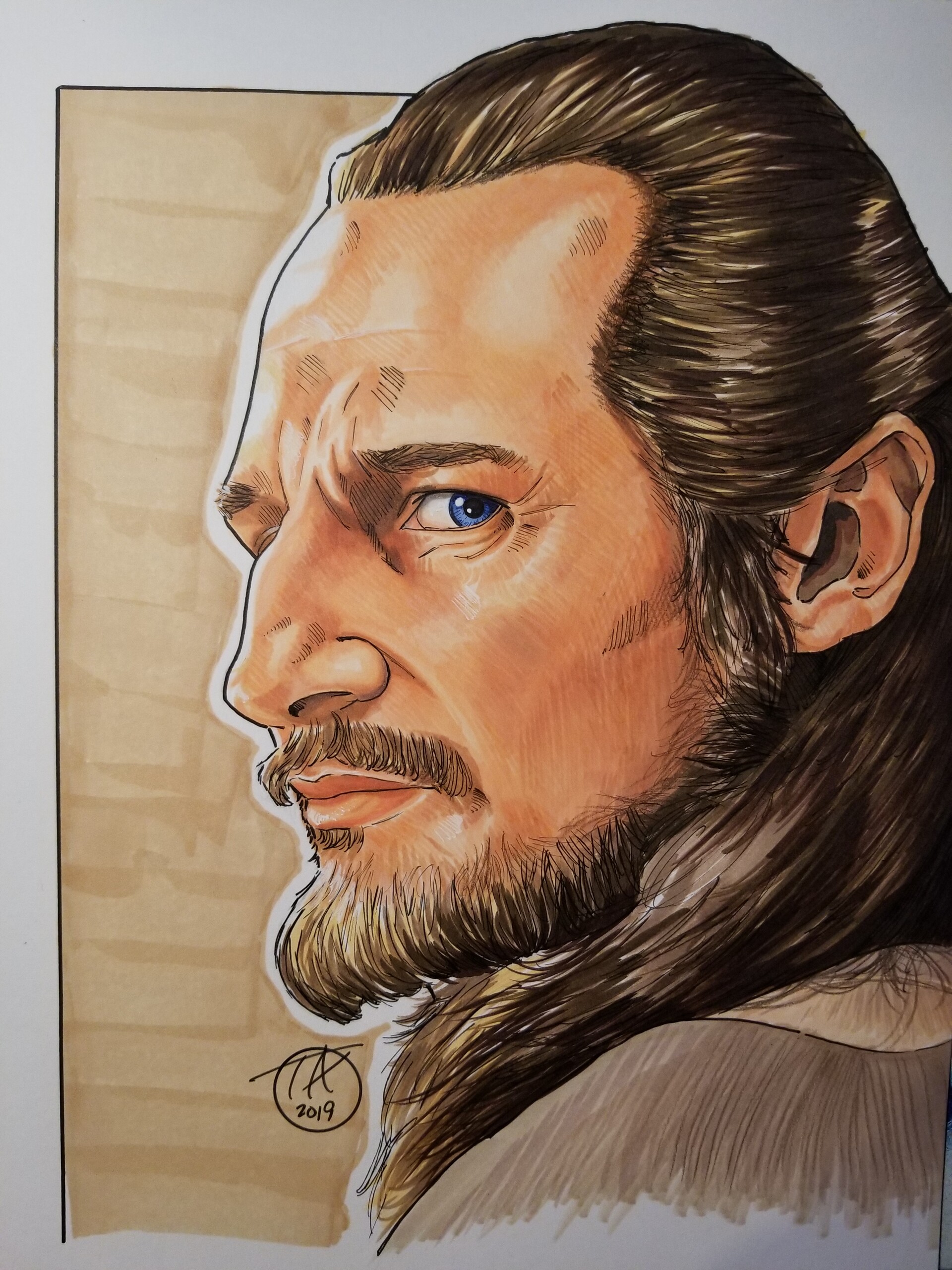 Artstation - Qui-Gon Jinn Jedi Master