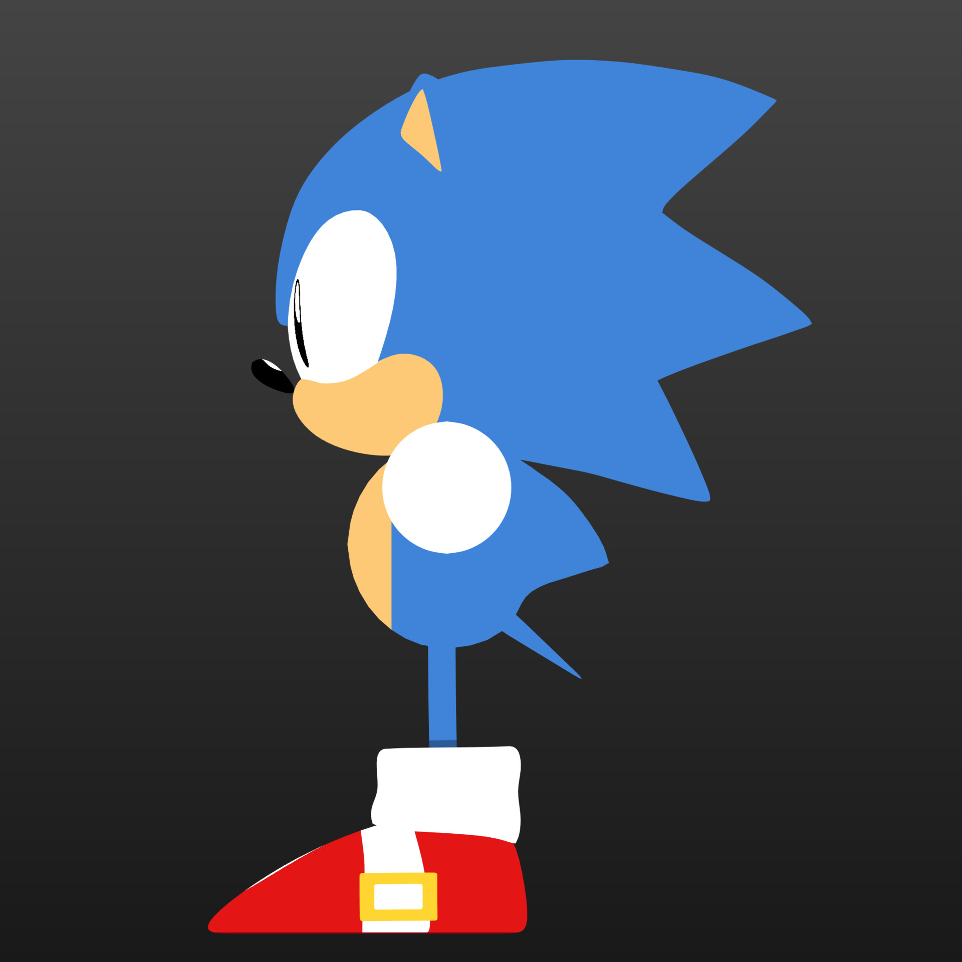 Sonic 3d Model Blender