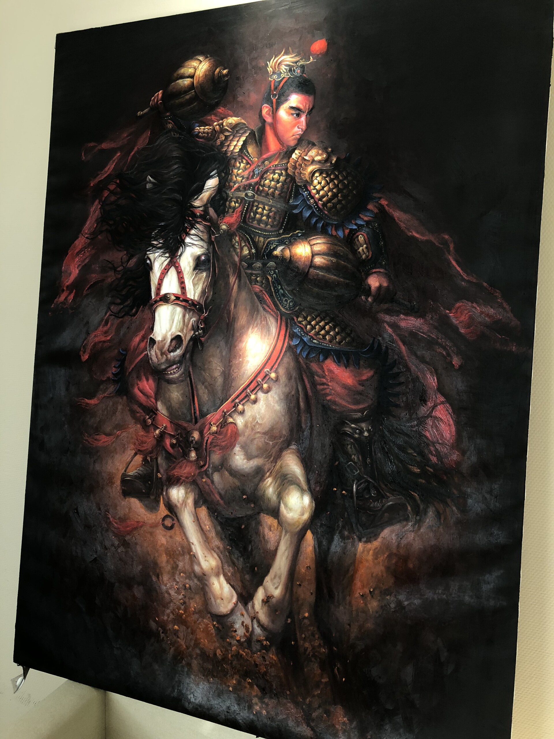 Artstation An Oil Painting The Whole River Red Yue Fei Moyi