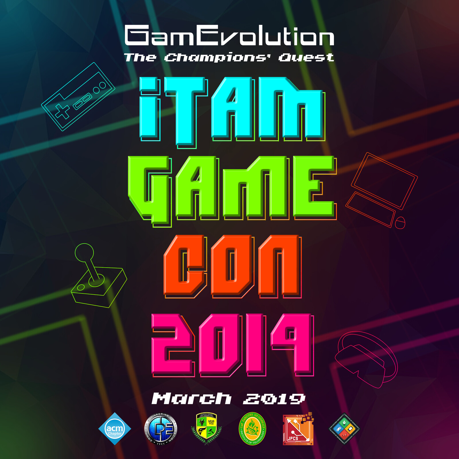 ITAM GAME CON 2019 Poster