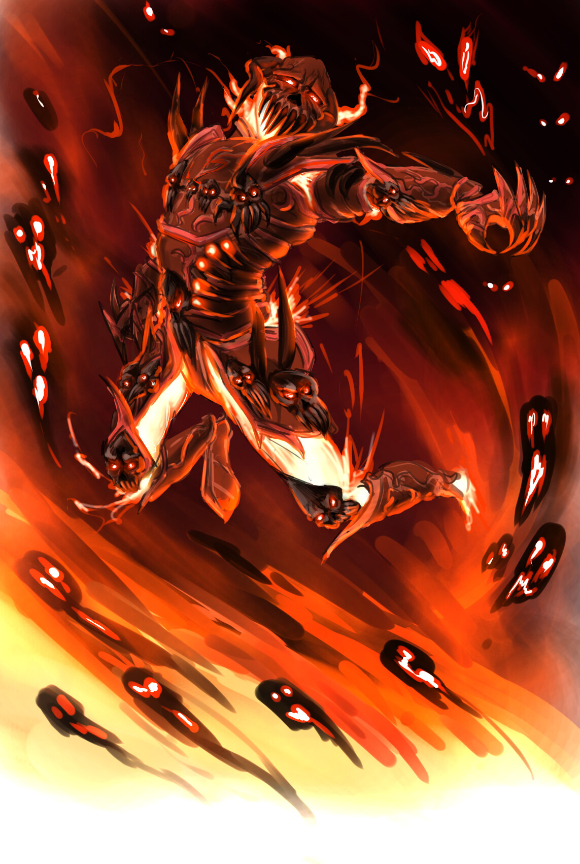 Обещанная огненному демону. Огненный демон Родан. Огненный демон Япония. Покажи огненного демона.