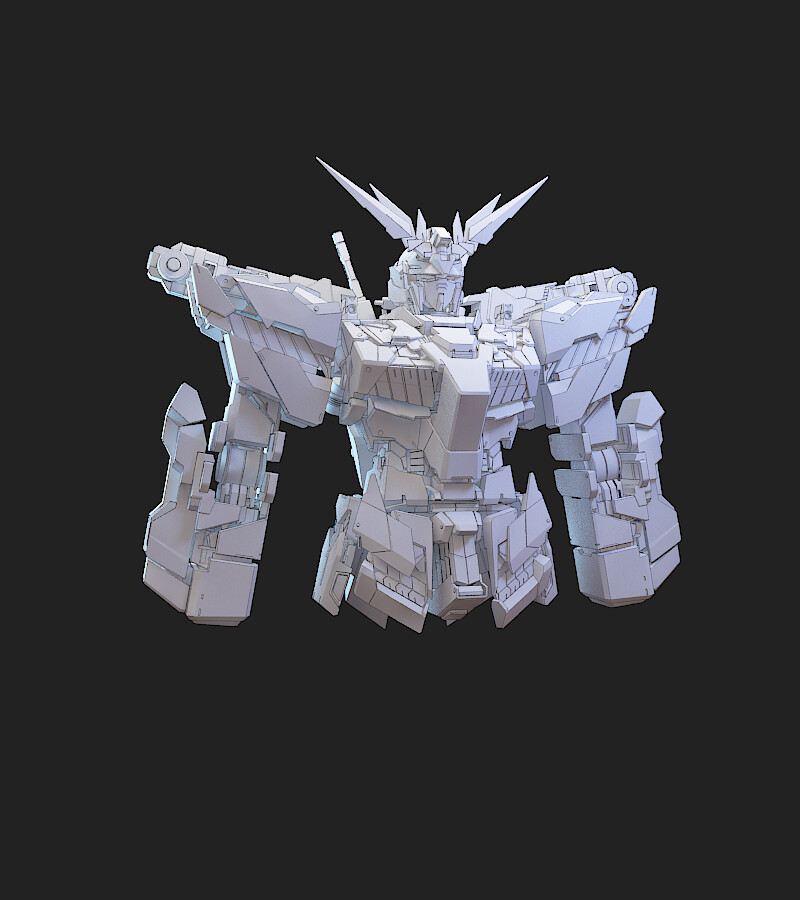 Pisit Soonthron Unicorn Gundam 03 Phenex