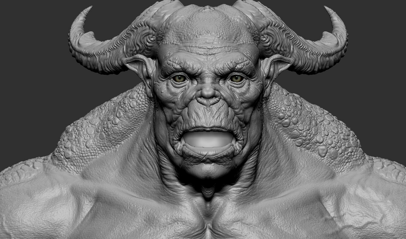 Character started out as a Zbrush Sculpting exercise.