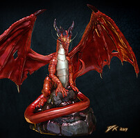 Artstation Kitsune 3d Print Derek Kent