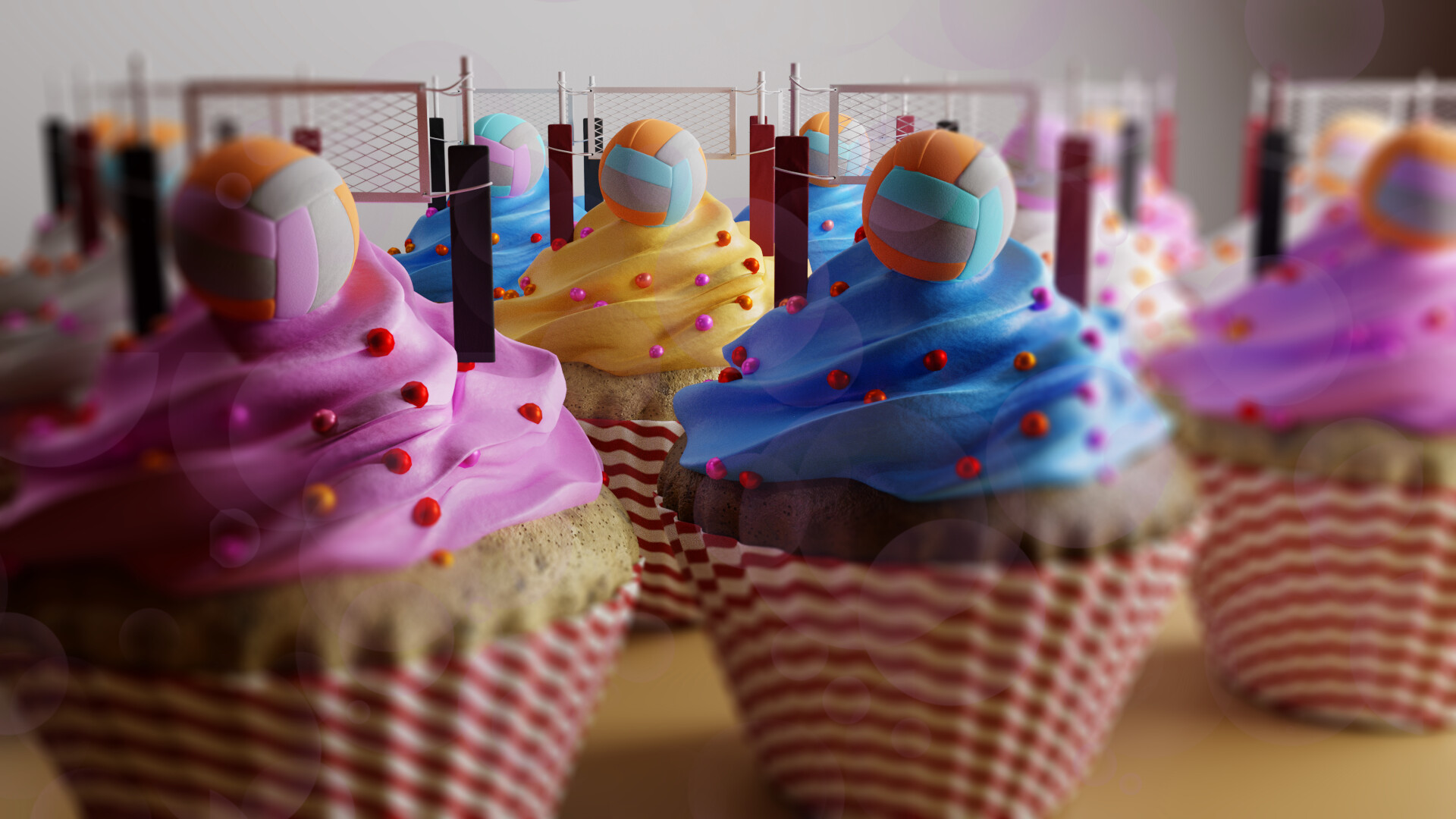 Jaali Patterson Volleyball Cupcakes!!!