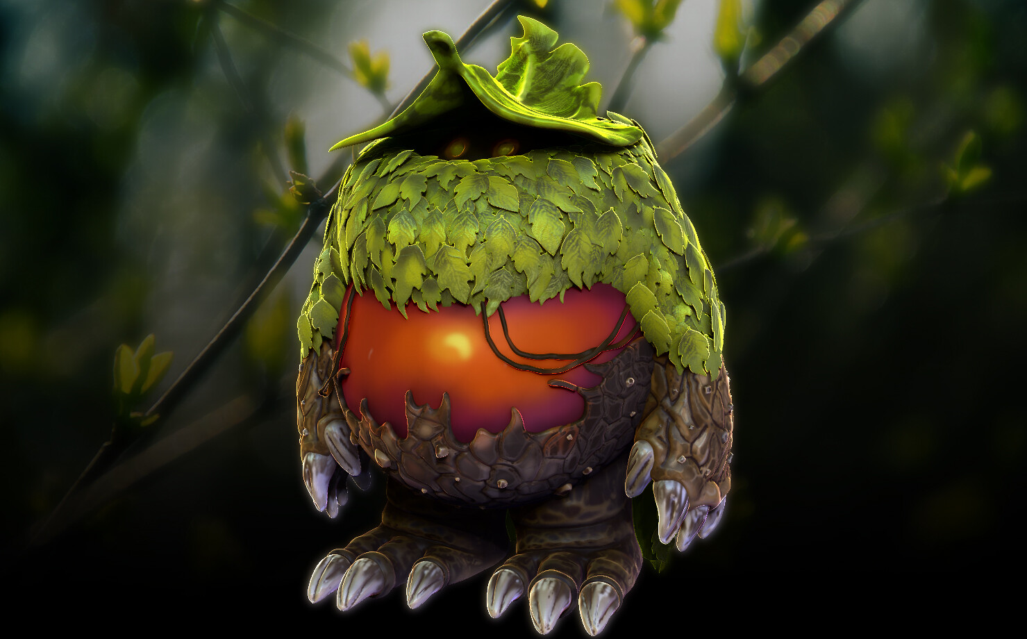 ArtStation - Leaf Monster