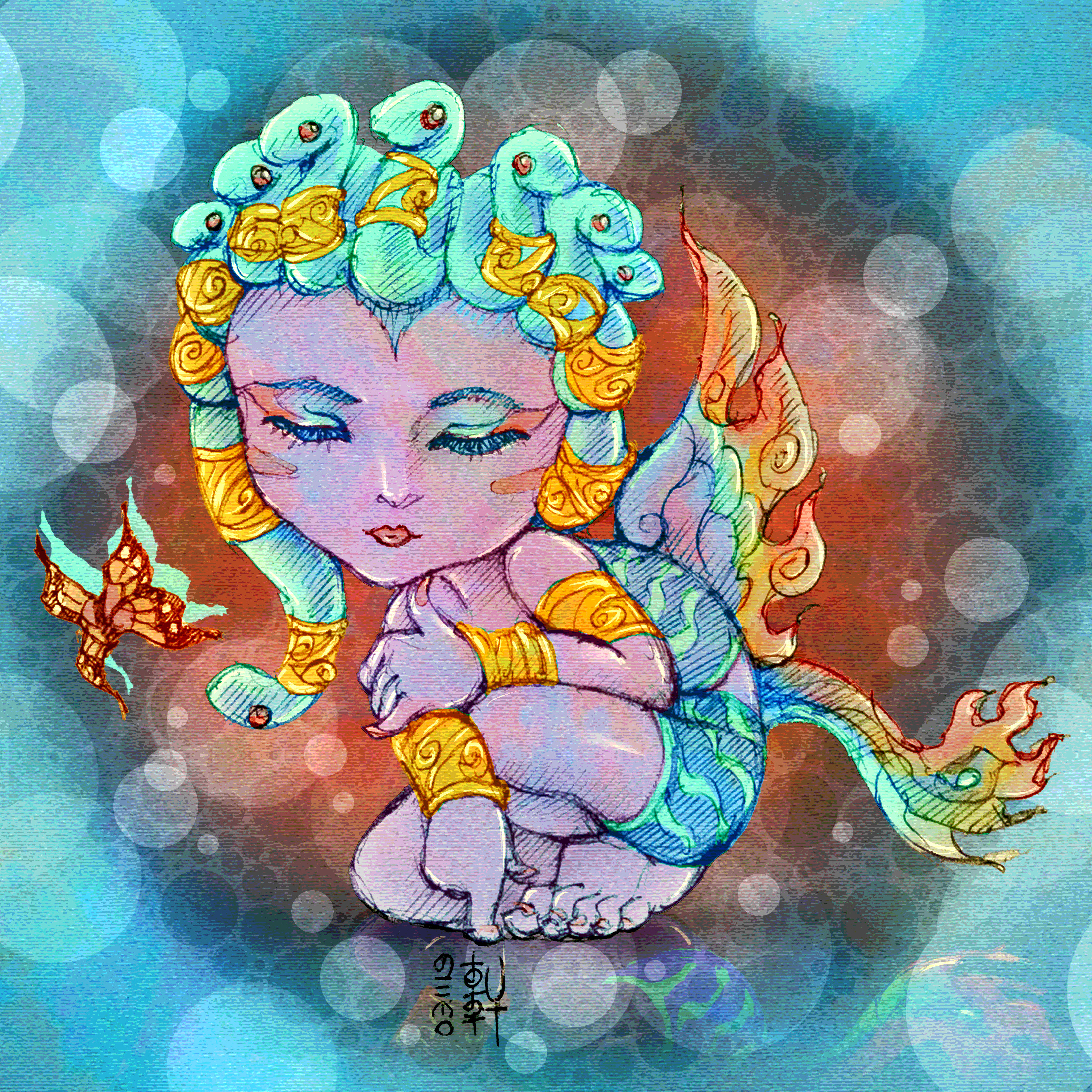 Day 03-11-19 - Minna and a Butterfly