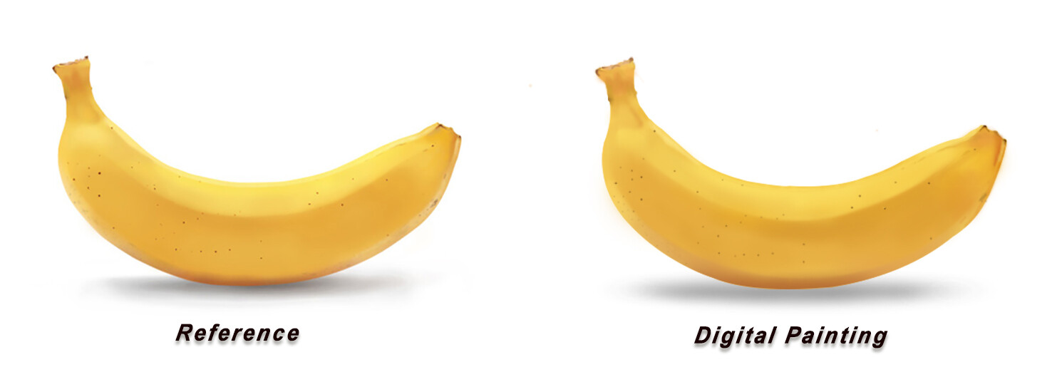 Artstation Banana Digital Painting Rahul Sasidharan