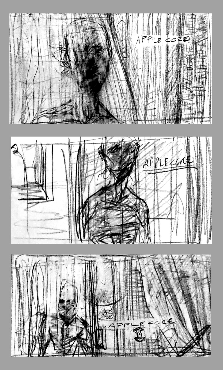 Initial sketch for framing