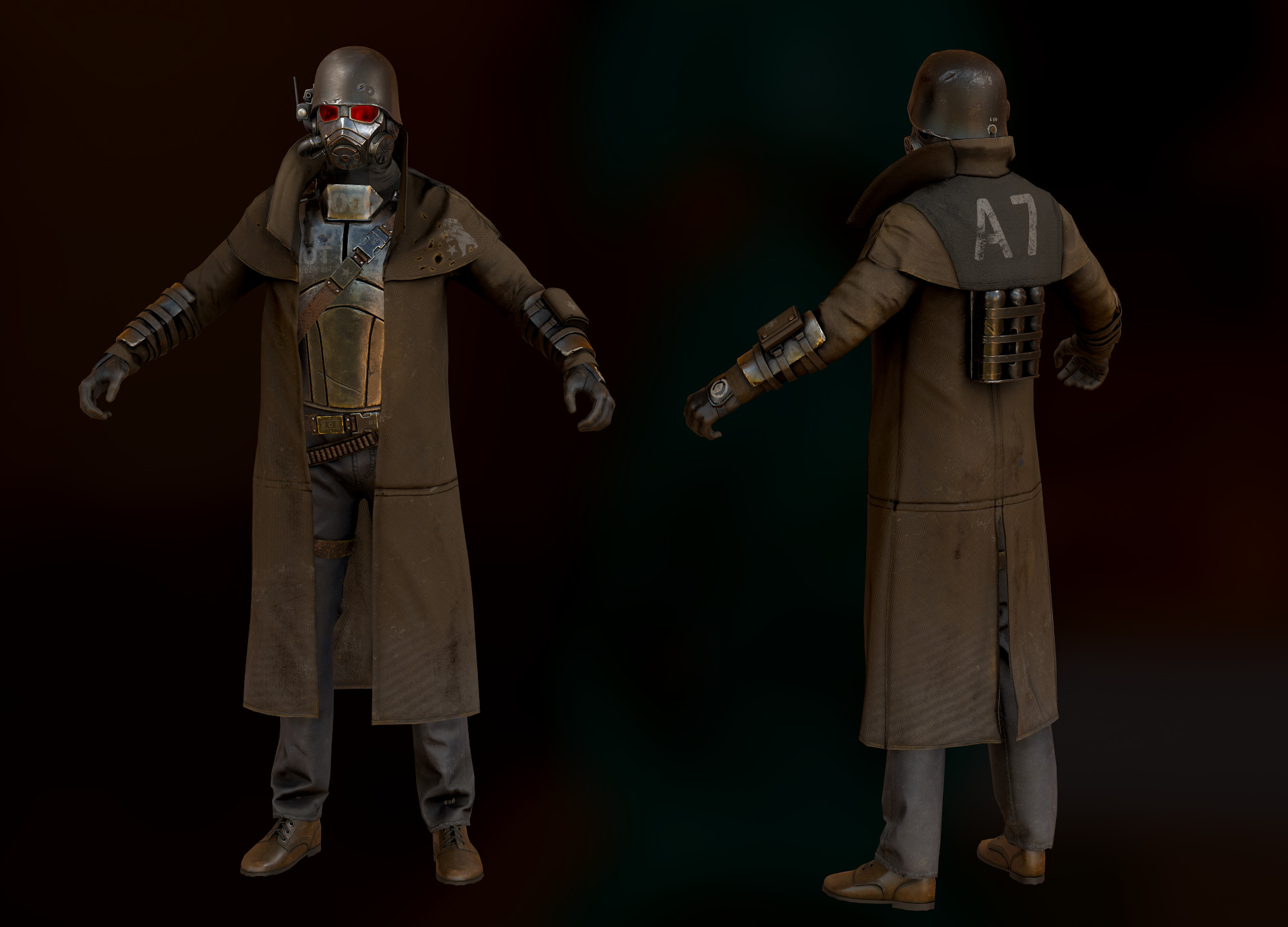 Artstation Ncr Veteran Ranger F4nv