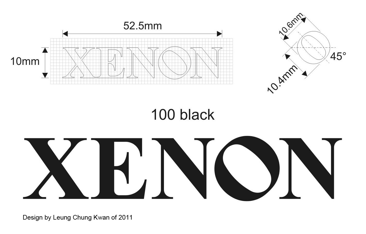 💎 Logo | Design by Leung Chung Kwan on 2011 💎
Brand Name︰xenon | Client︰OTIC Limited