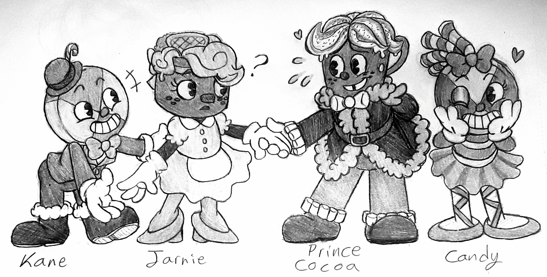 Cuphead Fan Characters: Concept Sketch, Leidyan Borges Marrero.