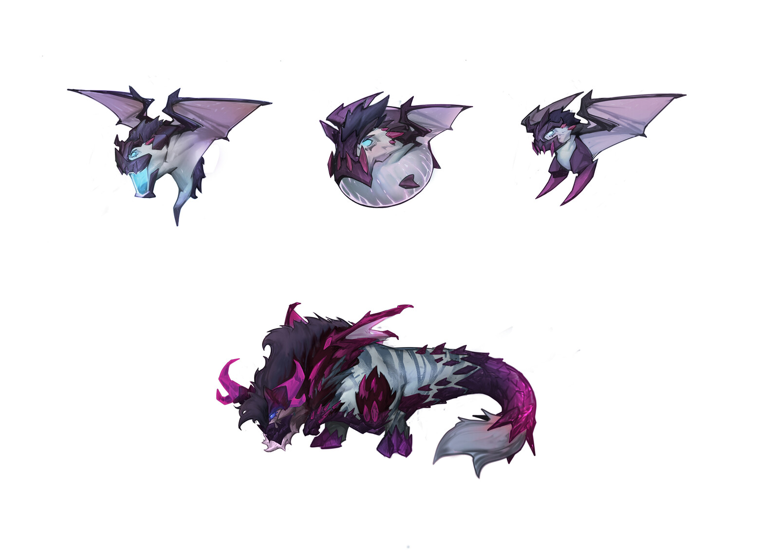 The final concept for Boreus and his minions