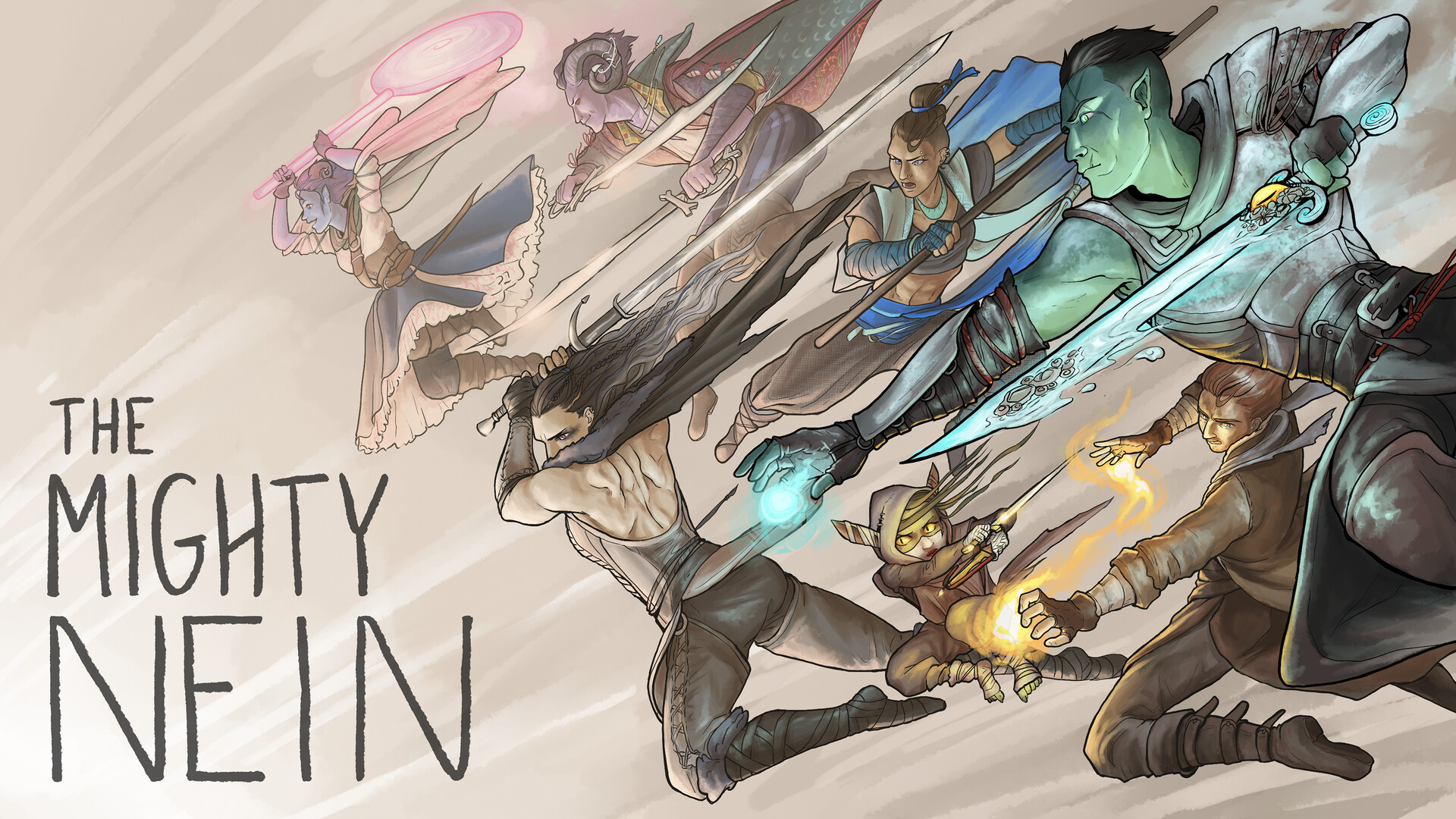 Wallpaper Vox Machina Fan Art Laura Spreitzer Critical Role laura spreitzer critical role