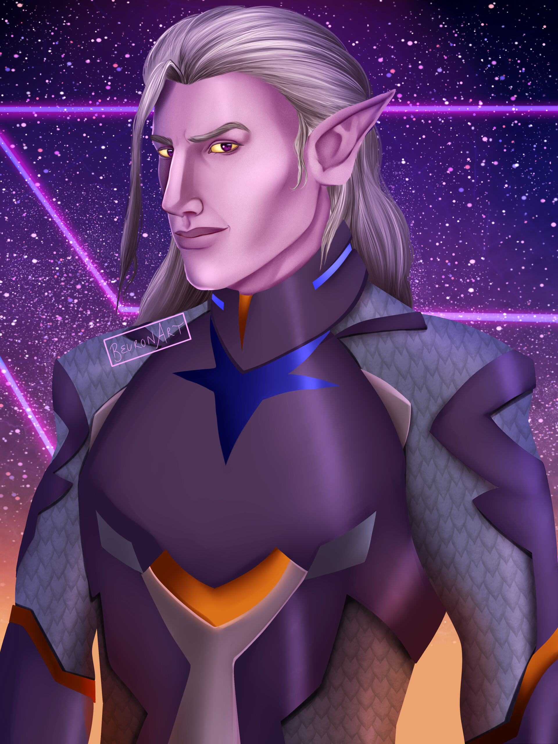 Artstation Prince Lotor Becki Adamson