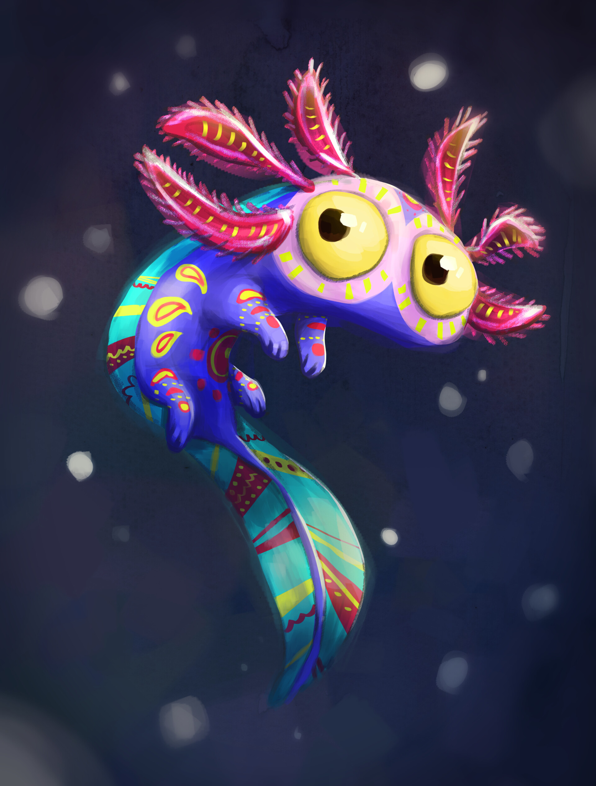 Artstation Alebrije Axolotl Characterdesignchallenge Quentin Laville