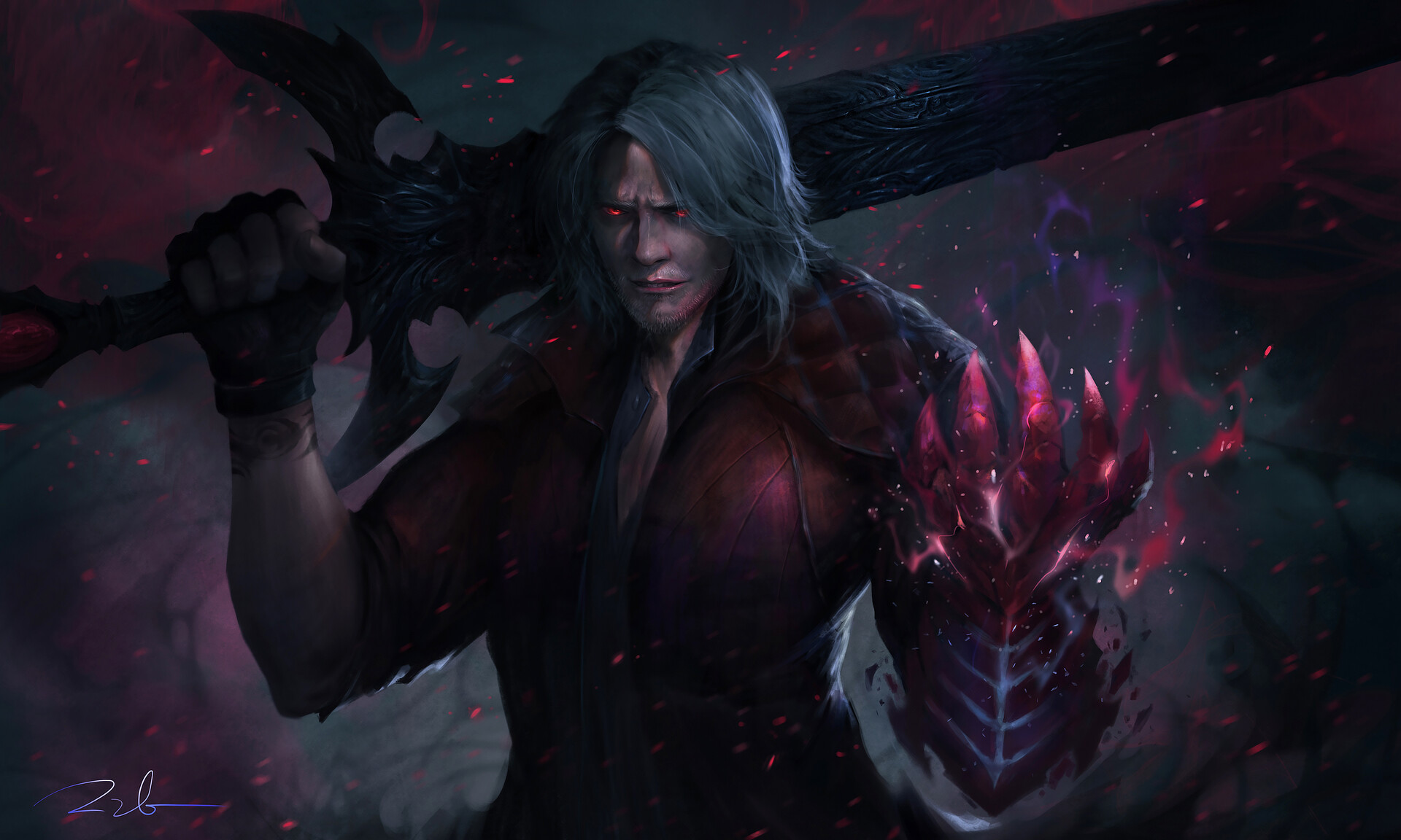 Artstation Devil May Cry 5 ~daily Work 316 Dante