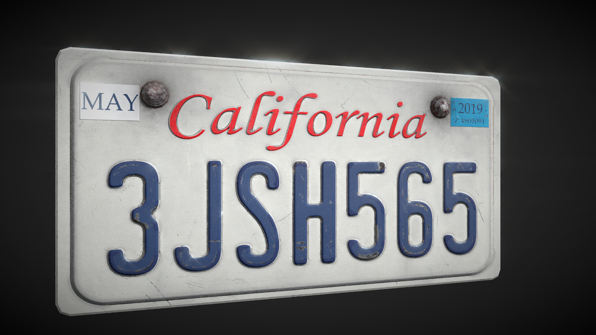 ArtStation License Plate Tribute