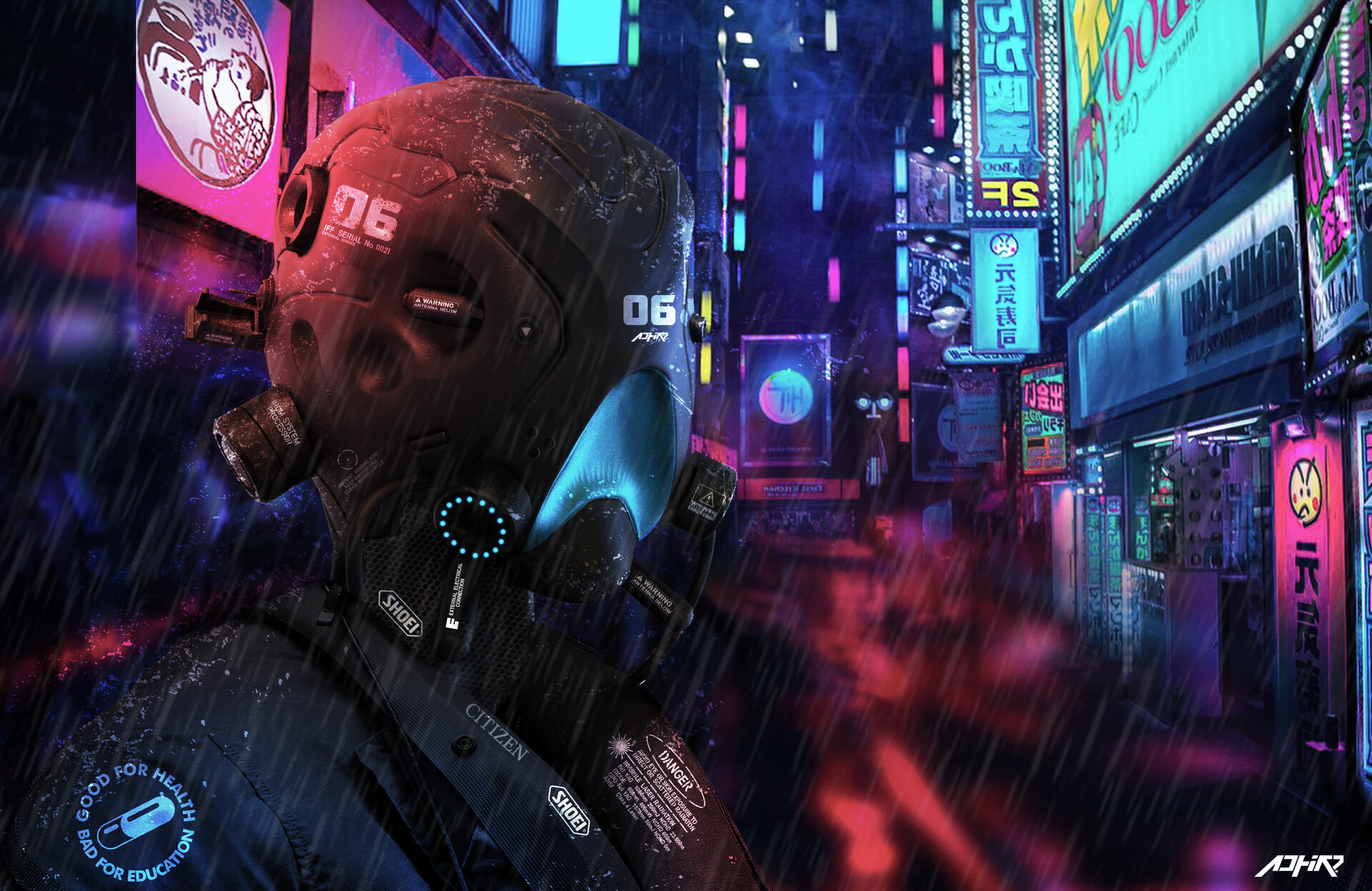 neo tokyo concept art