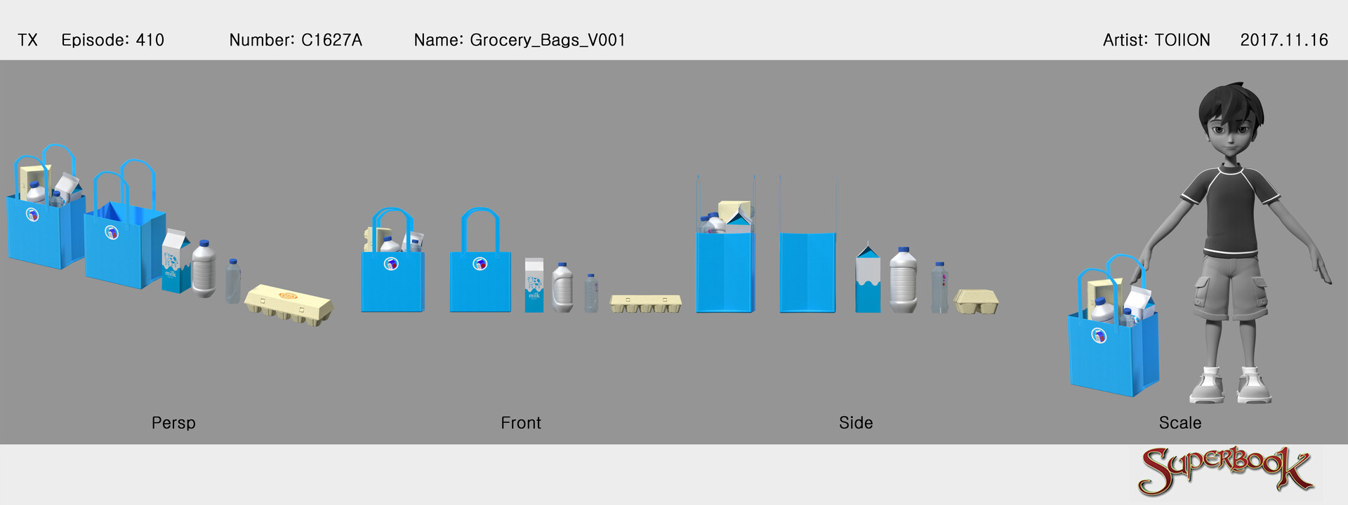Andres Jase Salvatierra Grocery Bags