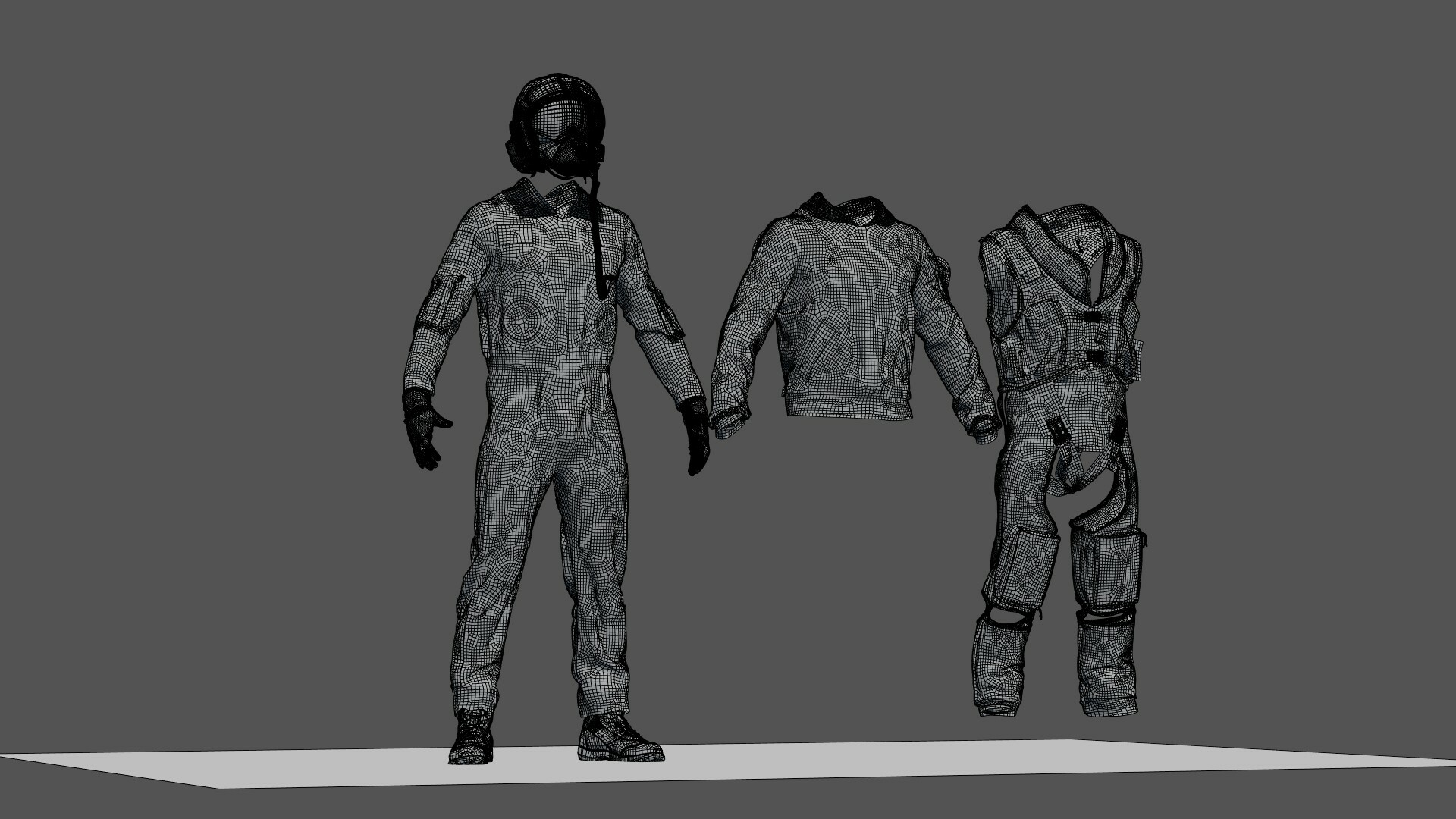 Artstation 90s Fighter Pilot Flight Suit Albin Merle
