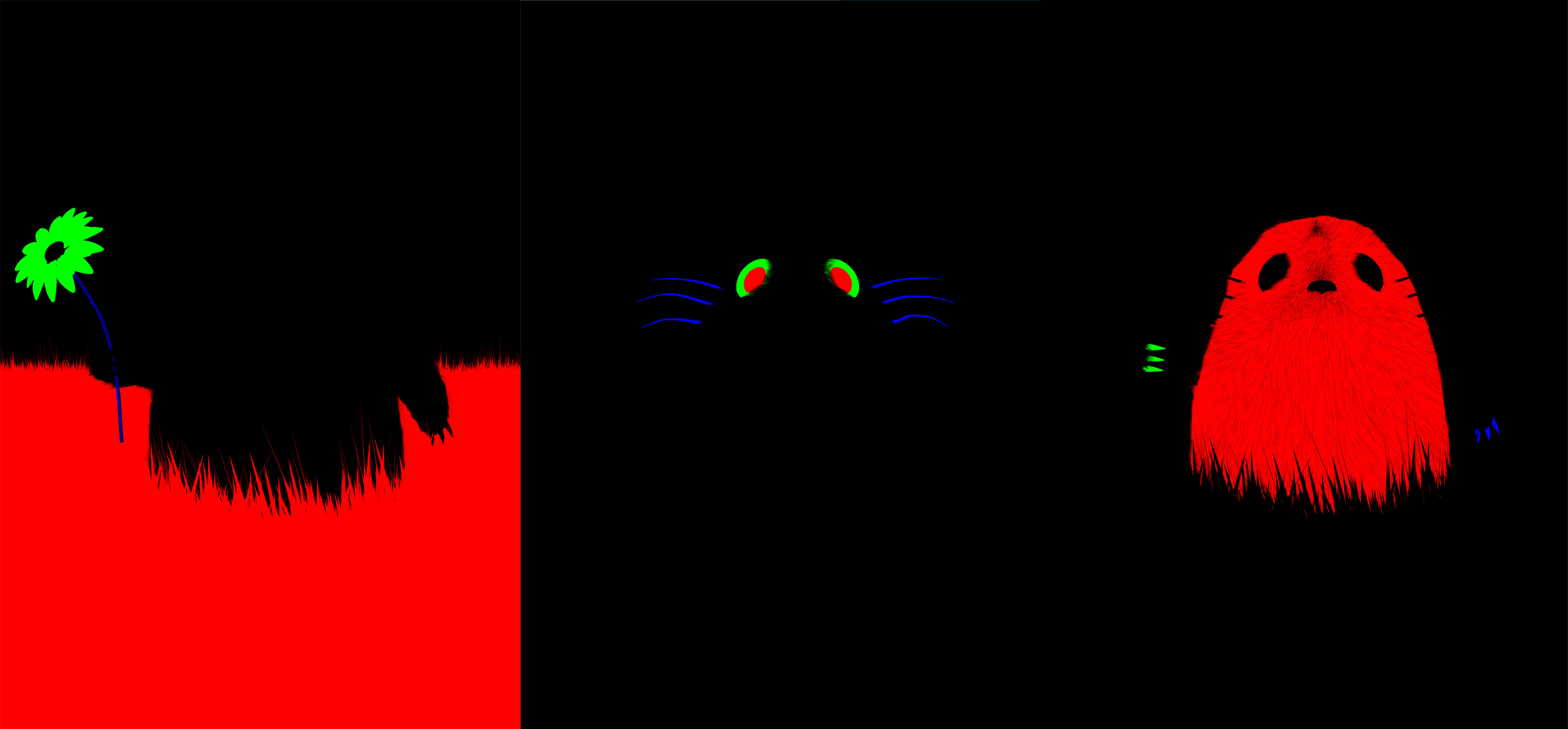 ID masks for compositing.