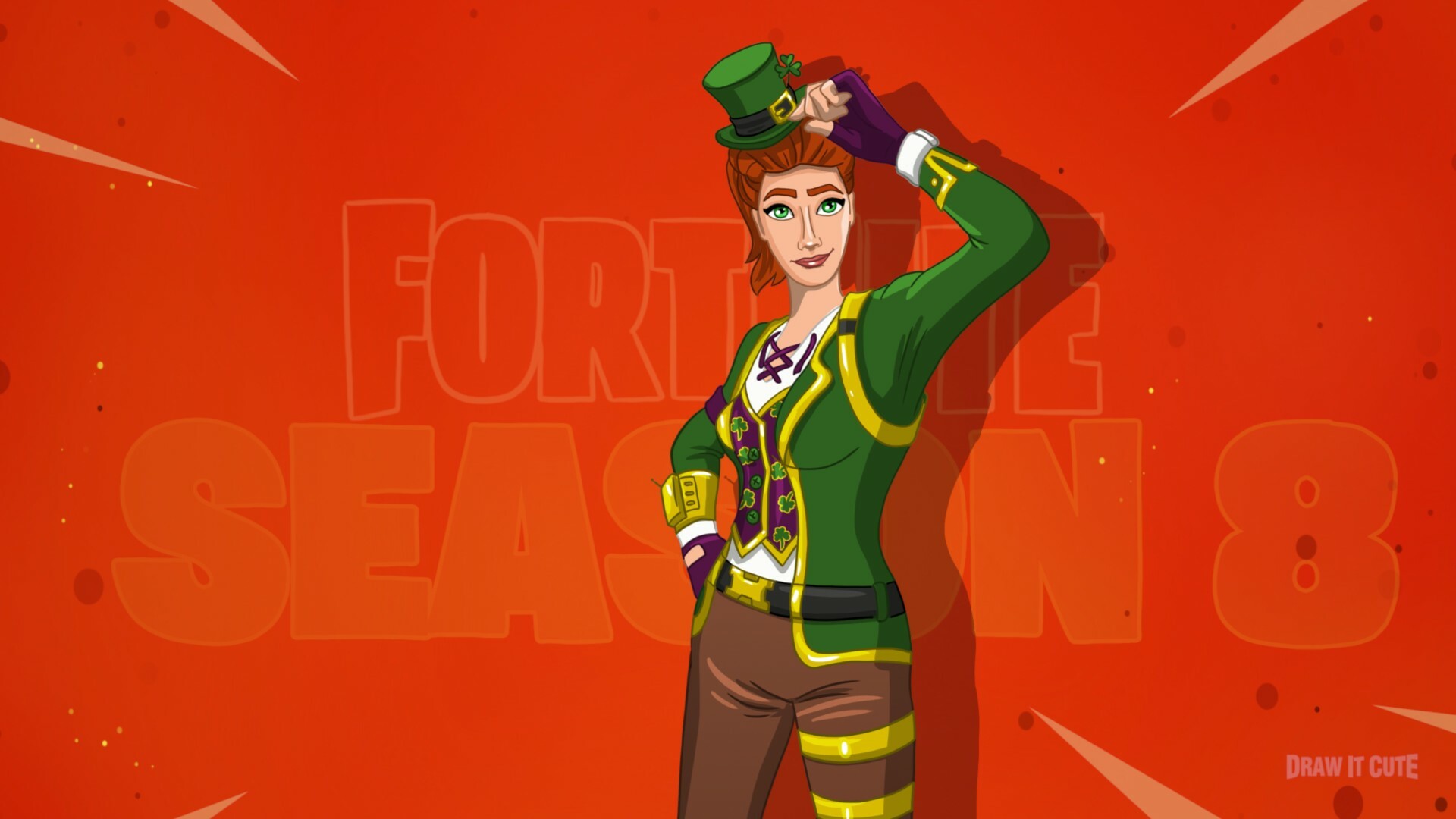 Artstation How To Draw Sgt Green Clover Easy Fortnite Season