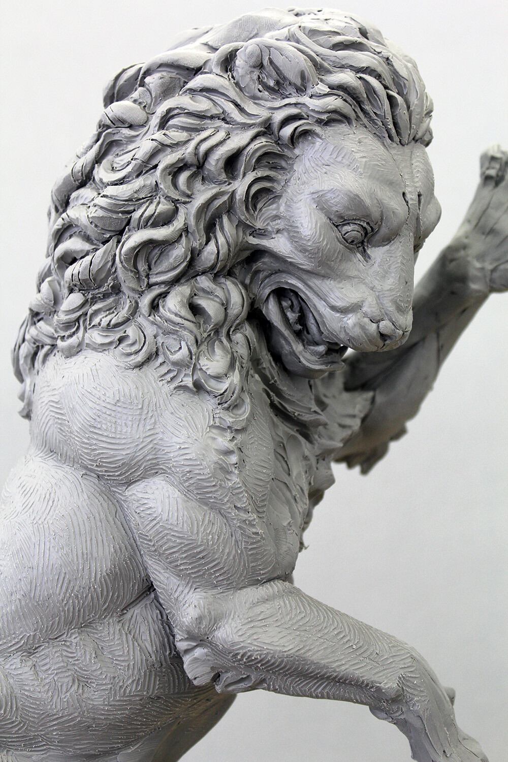 La belle et la bête / Fireplace Lion Concept Maquette