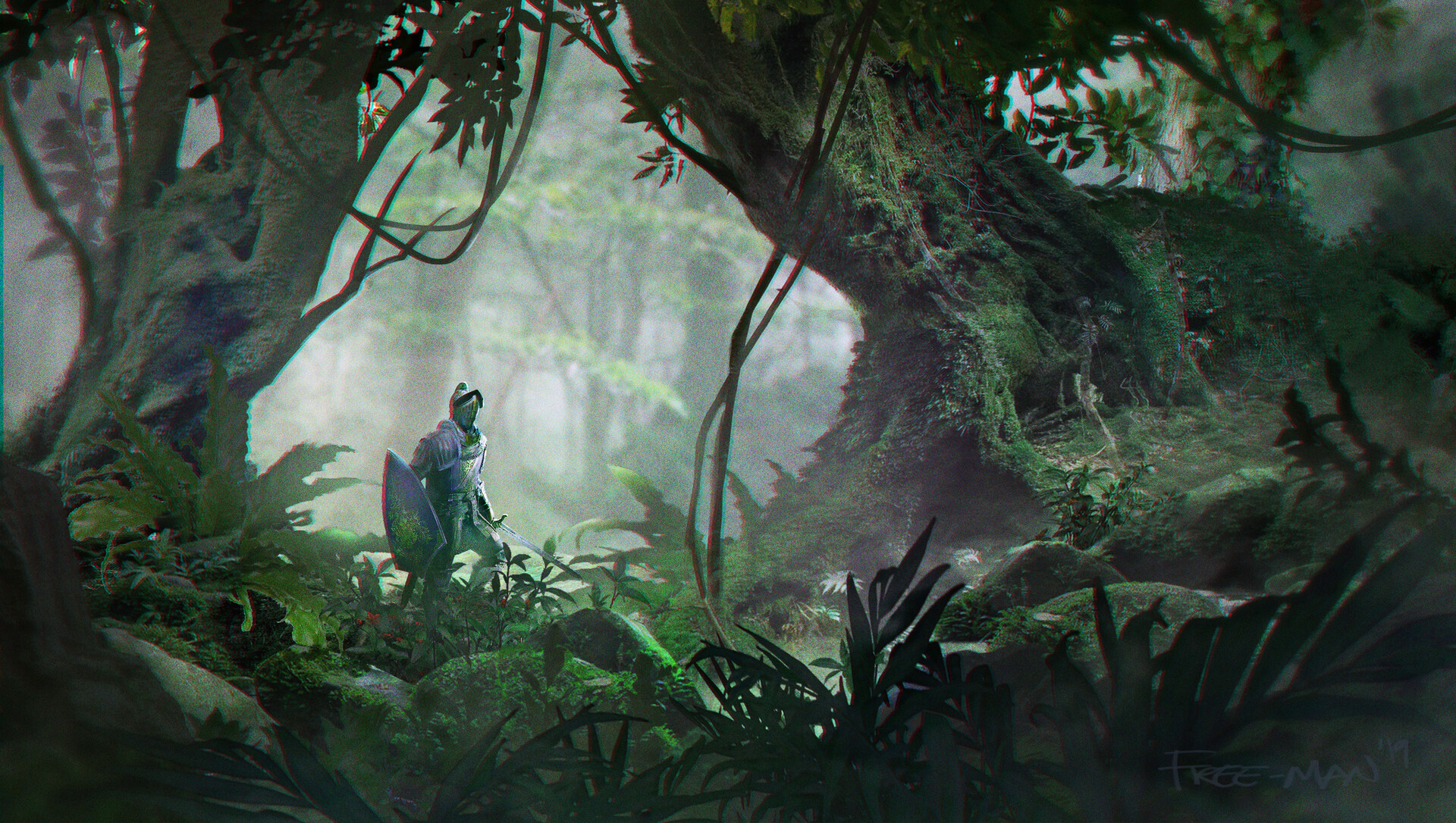 forest matte painting images matte