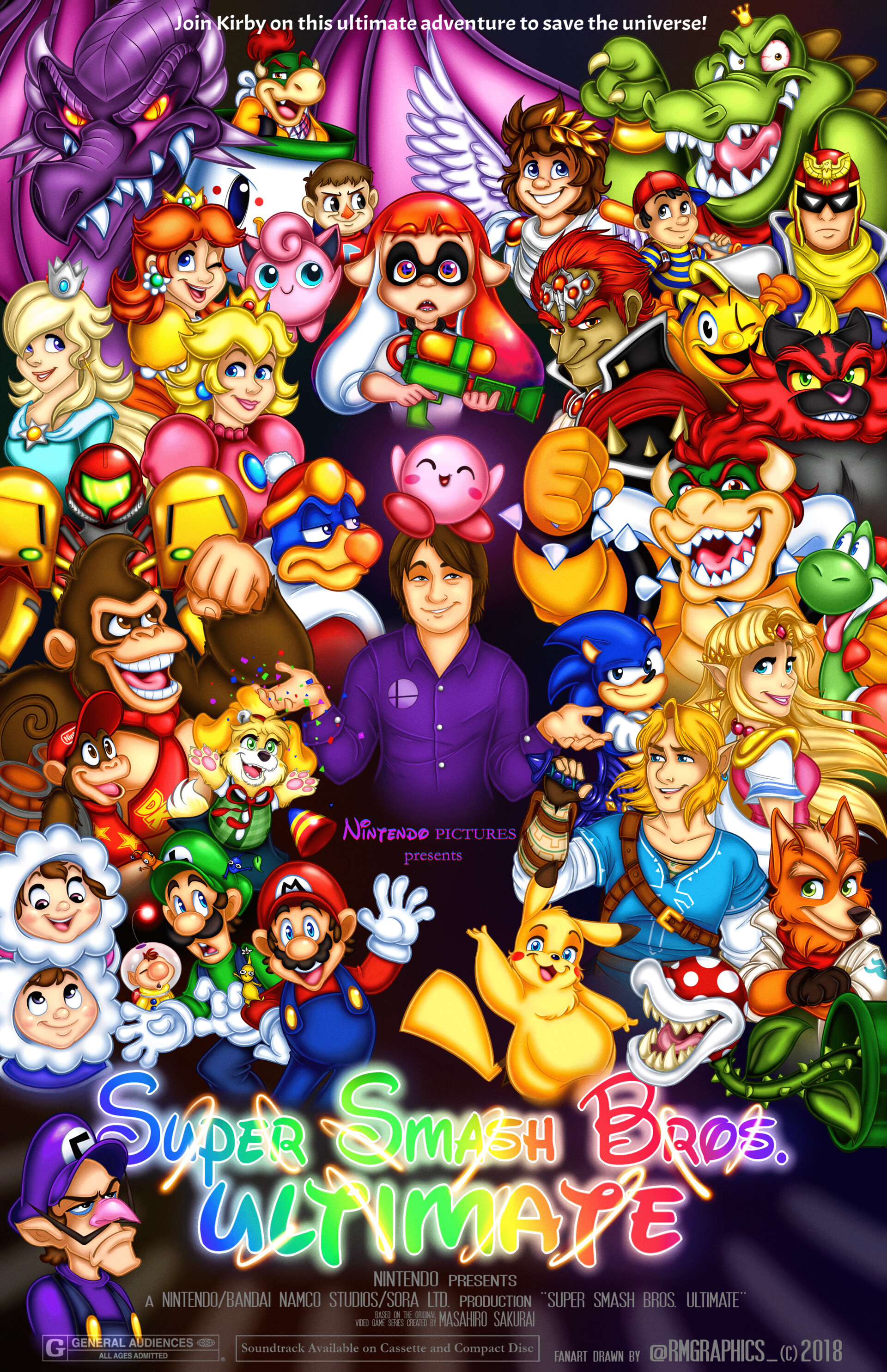 ArtStation - Super Smash Bros. Ultimate - Disney-styled Poster