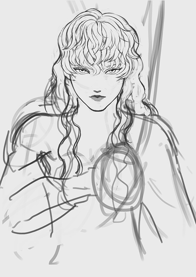 Artstation Griffith Berserk Gustavo Garcia One of my fav manga. artstation griffith berserk