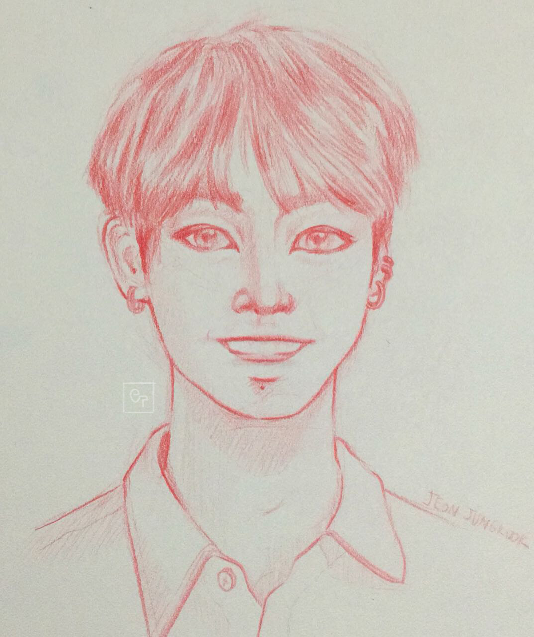Ezgi Turan Sketch Of Jeon Jungkook Bts 2017