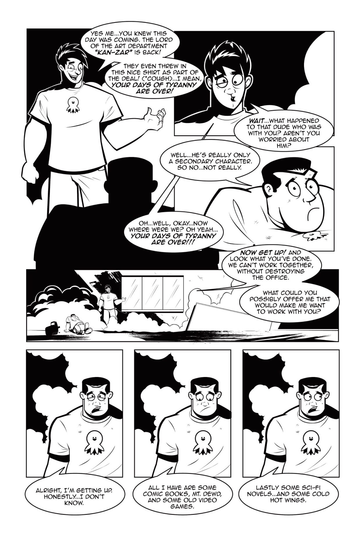Artstation Comic Books Page 3 Reinked And Revamped Blake M