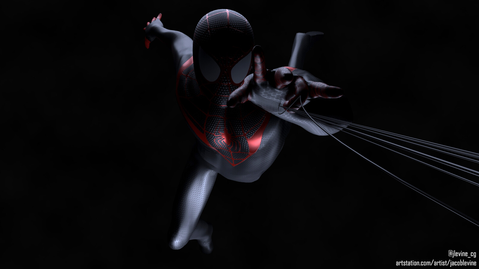 Pose based on the cover of Ultimate Comics All New Spider-Man