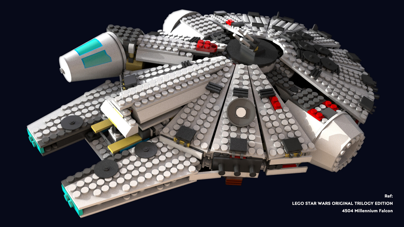 original millennium falcon lego set
