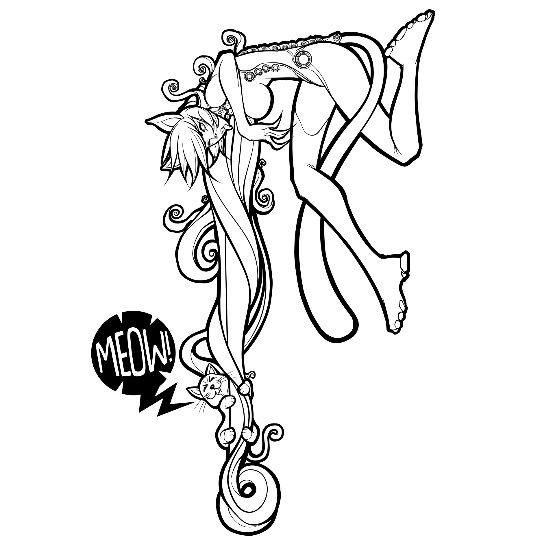 Arkade Draw Cat Girl Meow