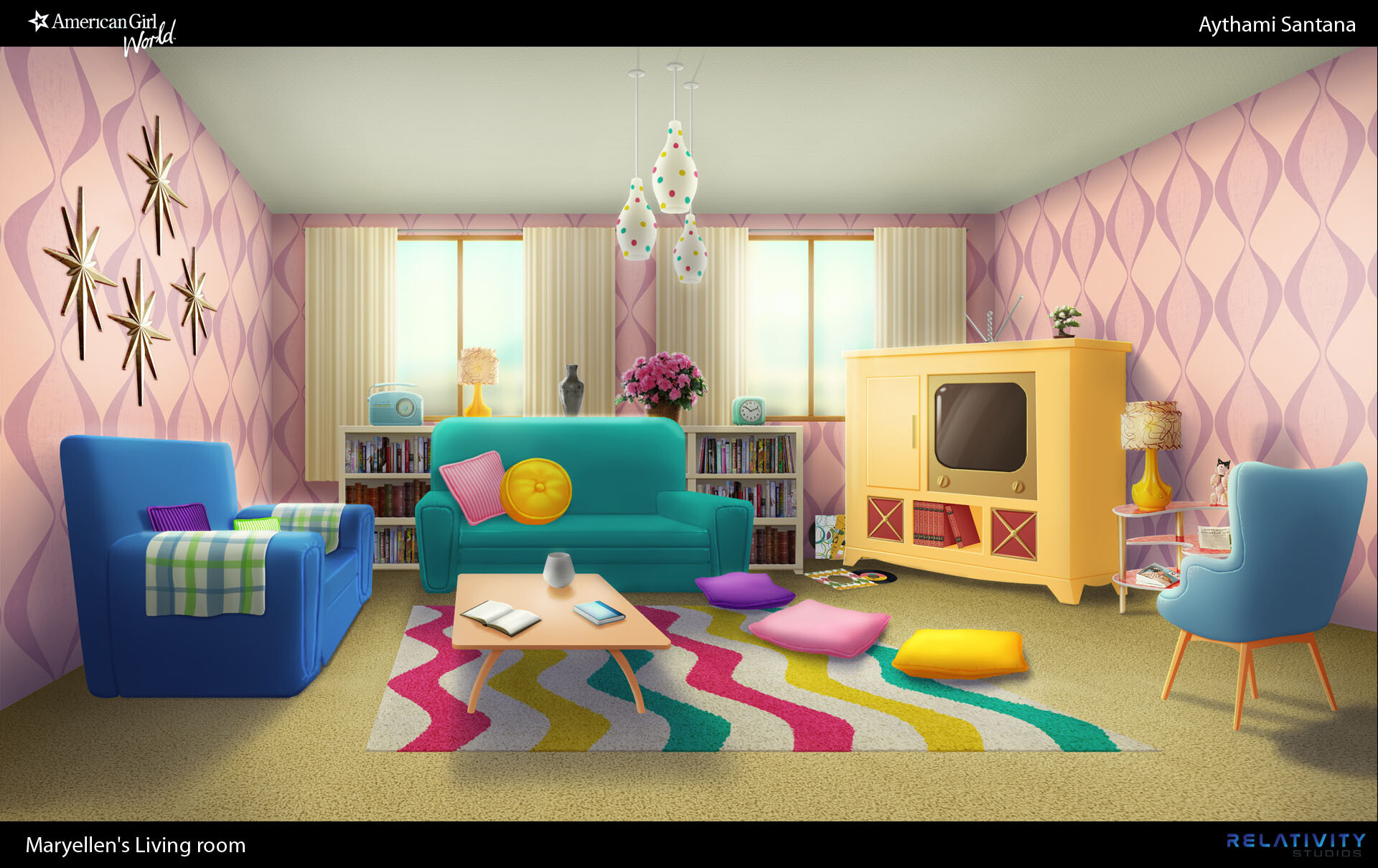 American girl outlet living room